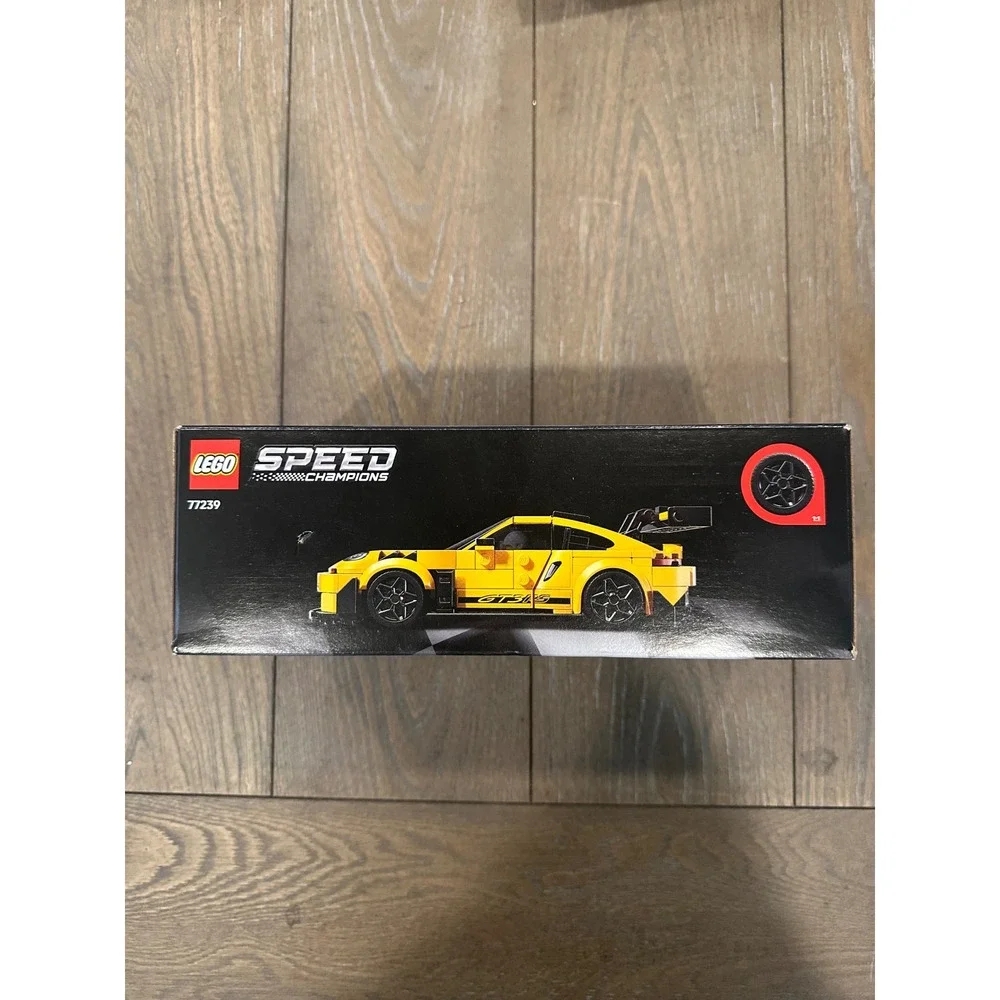 LEGO Kids Yellow Speed Champions Porsche 911 GT3 RS 77239 Building Set 348 Pcs